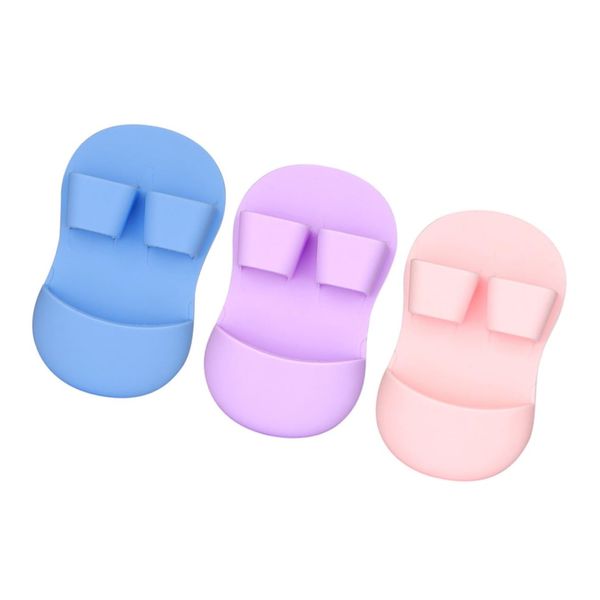 Face Scrubber 3pcs Facial Peeling Silicone Silicone Facial Cleansing Brush Facial Cleansing Brush Peeling Soap Facial Scrub Multicolor Scrubber Silica Gel