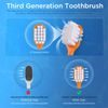 Oralphi Feather Soft Toothbrush, with 10000 Extra Soft Micro Nano Bristles, for Sensitive Teeth and Gum Recession (Wide Head, 6 Count)