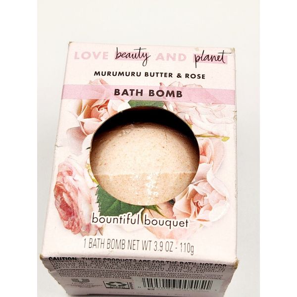 Love Beauty And Planet Murumuru Butter & Rose Bath Bomb~ Bountiful Bouquet