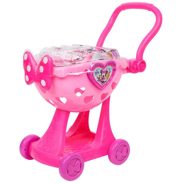 Minnie Happy Helpers Bowtique Shopping Cart Pink