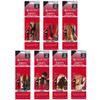 Mueller EasyFit Pre-Cut Kinesiology Tape: 6 strips/package   Black Y-Pattern Str