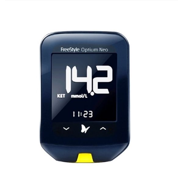Abbott-Freestyle Kitone Glucose Meter Diabetes Glucose Diabetes Test Strips 50 Lancets Insulin Needle Sensor, [01] instrument