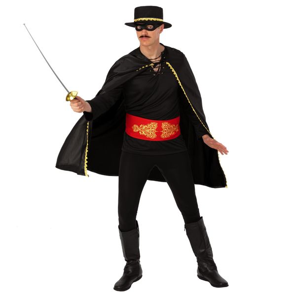 Fun Shack FN4324M Costume, Mens Zorro, Medium