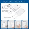 DEWENWILS Remote Control Outlet Wireless Wall Mounted Light Switch Programmable