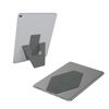 FoldStand Tablet Mini Ultra Thin Vertical Horizontal 2-Way Paste Pad Stand Drop Proof Reusable 7-9 Inch Gray