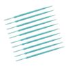 200pcs Double-Head Toothpicks Soft Plastic Oral Care Interdental Floss Cleaners Floss Picks,Braces flossers,Floss for Braces,Floss Sticks for Adults(Sky-Blue)