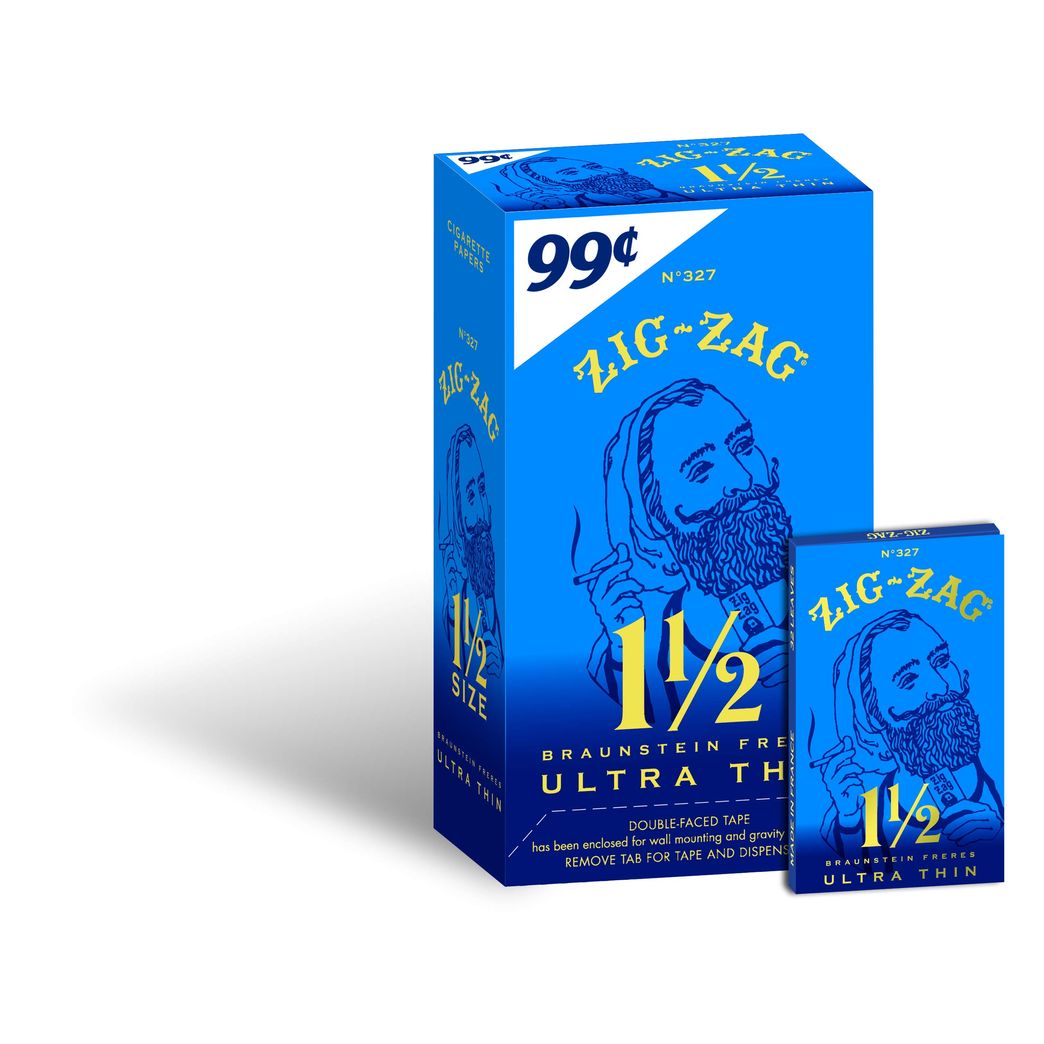  ZIG-ZAG Ultra Thin Pre Rolled Paper Cones 1 1/4 Size