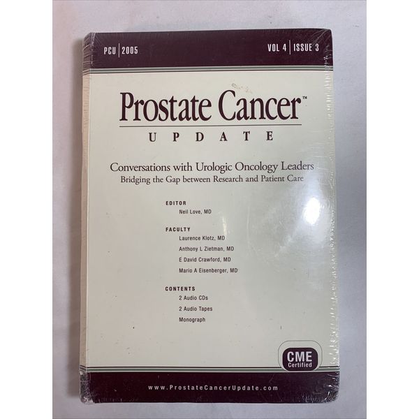 Prostate Cancer Update Audio Cassetts and Audio CDs Vol.4 Issue 3/ Neil Love, M.