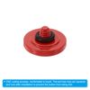 PATIKIL Camera Shutter Button, 5 Pack Soft Shutter Release Button Pure Copper Camera Button Concave Suitable for Nikon for Fujifilm for Leica DSLR/SLR Camera, Red