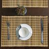 LFH Home Dinner Table Bamboo Placemats (Brown)