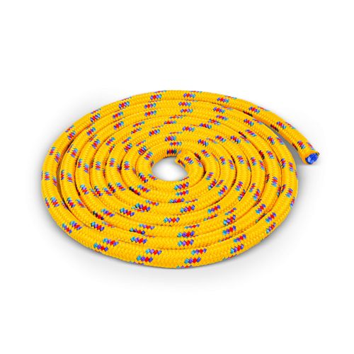 Beautiful coloured skipping rope - 3 m - Yellow colour