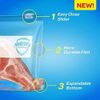 Ziploc Slider Freezer Bags with New Power Shield Technology, Quart, 34 Count