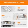 2 Pack 21'' Deep Pull Out Cabinet Organizer Expandable Width (12.6'' to 21'') Sl
