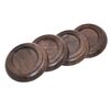KingPoint Hard Wood Piano Coasters Set of 4