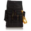 CLC Custom Leathercraft 1524 Ziptop Utility Pouch, Medium, Black, 11 Pockets