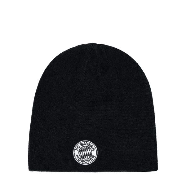 FC Bayern München Reversible Hat | Knitted Hat | Adult | Black/Grey or Navy/Red, multicoloured