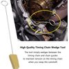 2X Cam Phaser Lock Out Kit + Timing Chain Locking Wedge Tool For Ford 4.6L 5.4L