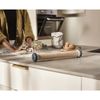 Pastel Rolling Pin with Removable Rings for Adjustable Pastry Thickness