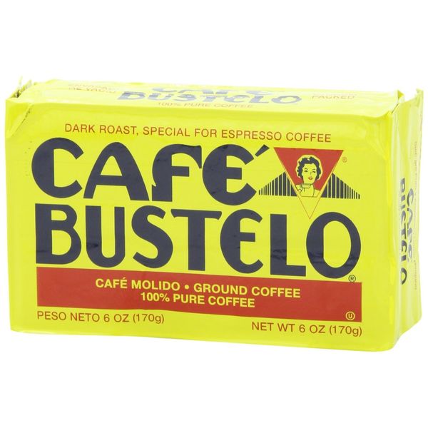 Cafe Bustelo Dark Roast for Espresso Coffee, 6 Ounce (Pack of 4)