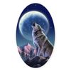 CafePress Wolf Oval Car Bumper Sticker