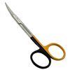 2 IRIS SCISSORS 4.5"CURVED HIGH GRADE SUPERCUT DENTAL SURGICAL INSTRUMENT