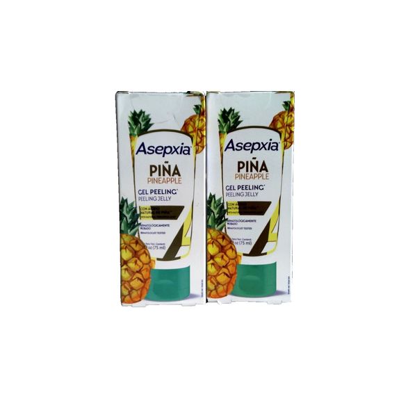 Two Asepxia Pineapple Peeling Jelly  75ml Dermatologist Tested