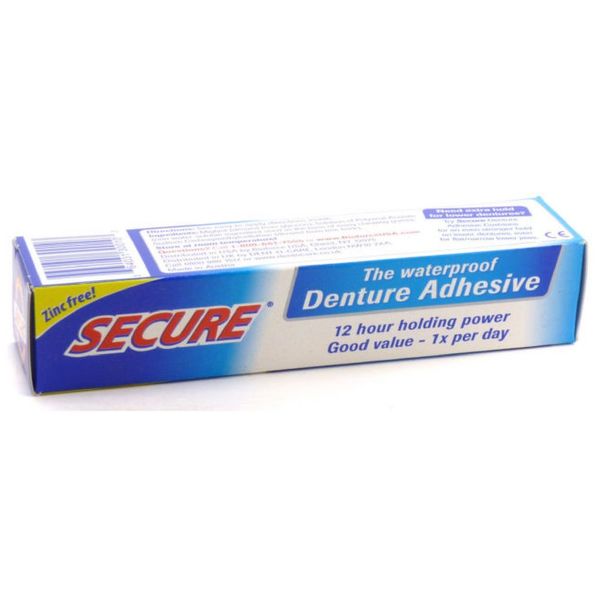 Secure Denture Adhesive 1.4 oz (Pack of 9)