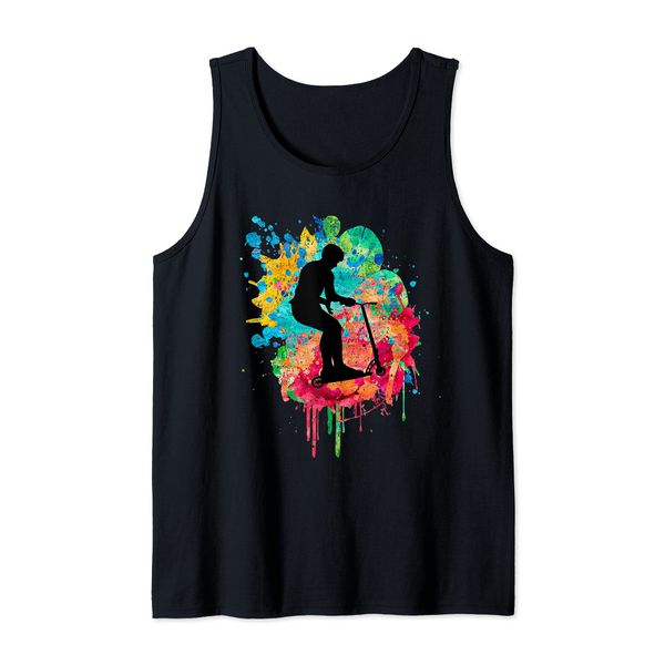 Stuntscooter and kickscooter design for your stunts Tank Top