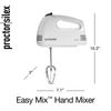 Proctor Silex Easy Mix Hand Mixer Model 62509PS 1