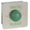 SECUREFAST GREEN DOME FLUSH EXIT BUTTON | ALARM SWITCHES, 1 X QTY - AEB6/F