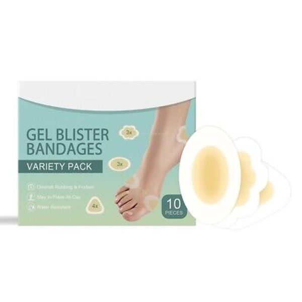 10X High Heels Gel Blister Bandages Breathable Protection Pad for Foot Skin New