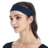 Satin Head Scarf Braid Bonnet Hair Wrap for Sleeping Navy