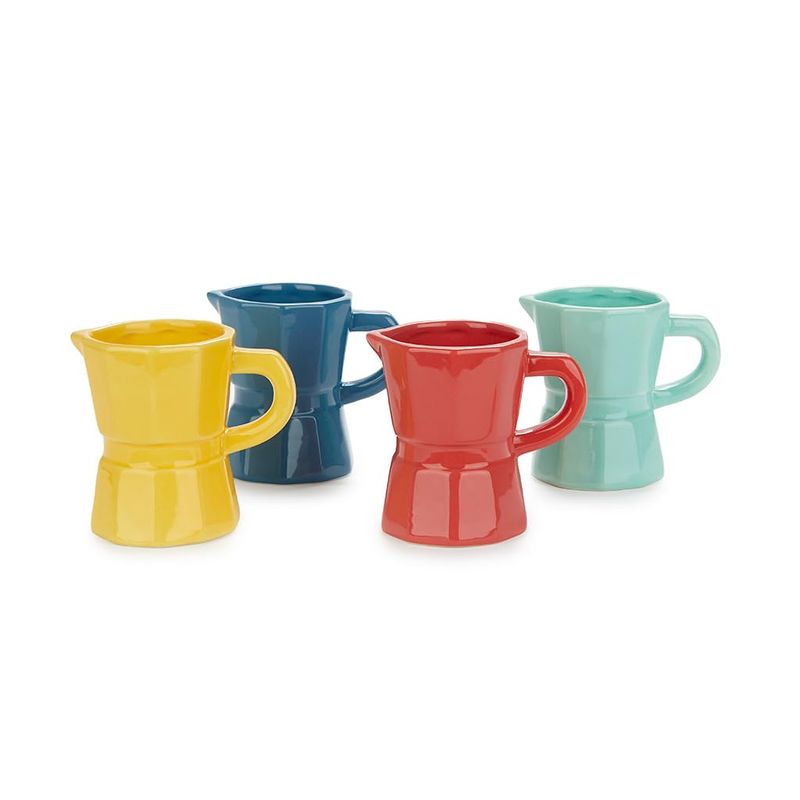 Bekerset Cafè Moka - Traditioneel Italiaans design - 6 stuks - keramiek