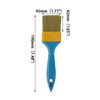 Blue Plastic handle Paint Brush 2inch PET+Plastic