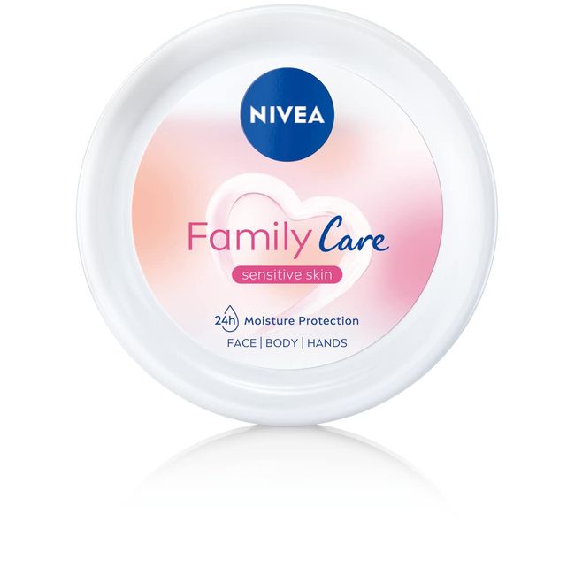 NIVEA Family Care leichte Feuchtigkeitscreme für Körper, Gesicht und Hände, 450 ml