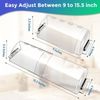 2 Pack Adjustable Air Vent Deflector 9”- 15.5” Magnetic Floor Vent Covers For AC