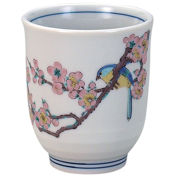 Kutani Ware N58-07 Teacup Plum and Bird