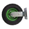 8 inch Heavy Duty Industrial Rubber Caster Wheels,4 Pack Rubber Inflatable