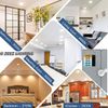 10X 4-Inch 5CCT Dimmable Canless LED Recessed Ceiling Panel Light w/Junction Box
