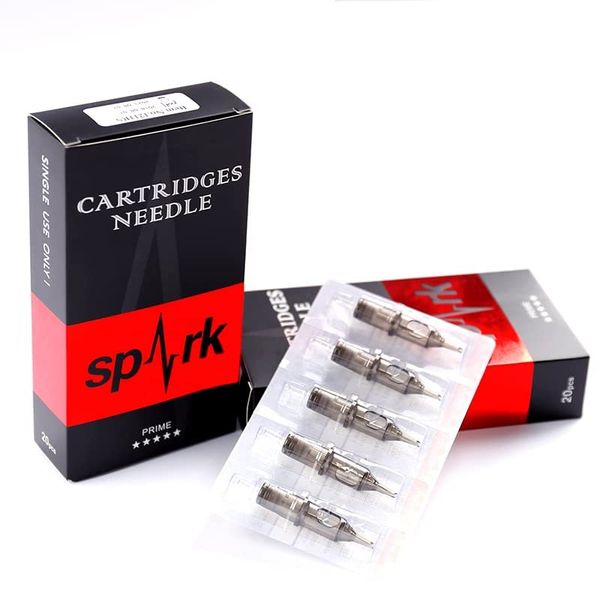 Spark Professional Tattoo Cartridge Needles Disposable 20Pcs #12 Standard (9RS)