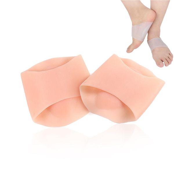 XKSIDA Arch Support, Foot Arch Supports, Arch Support for Flat Feet 2 PCS Clear Comfortable Flat Foot Support, Relieve Pain and Soreness from Plantar Fasciitis, Shoes Suitable for All Occasions.