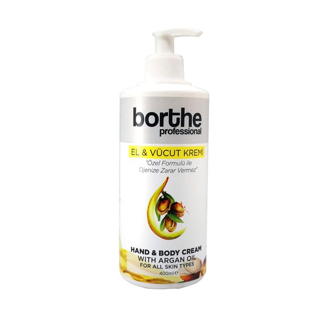 Borthe Argan Yağlı El ve Vücut Kremi 400ml