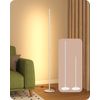 EDISHINE LED Corner Floor Lamp, Dimmable Light, Adjustable Height 3000K (White)