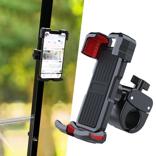 DoohowCase Golfwagen-Handyhalterung für iPhone/Galaxy/Google Pixel, universelle Handyhalterung für die meisten Marken EZGO, Club Car, Yamaha Golf Carts Phone Caddy