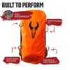Badlands Rain Cover for Hunting Packs, Blaze, Medium