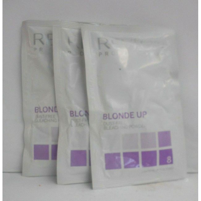 Lot of 3 Pkts ~ REVLON  BLONDE UP 8 LEVELS Dust Free Powder Bleach ~ 1.76 oz.