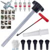 Tire Valve Stem Core Quickly Replacement Tool Kit,With Stem Removal Tool Set