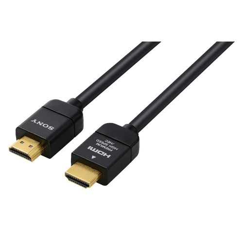 Sony DLC-HX20 Premium HDMI Cable, 2.0m High Speed, Supports 4K, 60P, 4K, HDR, Ultra HD, Certified