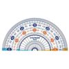 Kutsuwa HP09A-10P STAD Math Protractor, Pack of 10