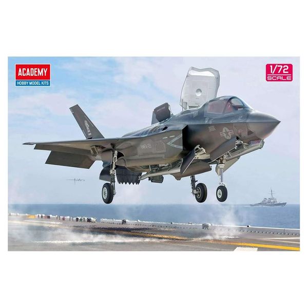 Academy 1/72 US Marine Corps F-35B Lightning II VMFA-121 Green Knights Plastic Model 12569